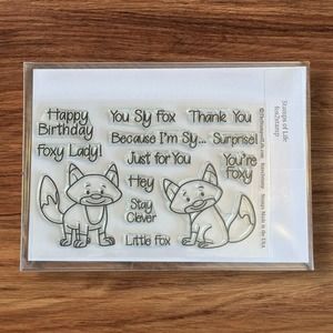 The Stamps of Life Foxes2Stamp Set & Fox Foxy Greetings Animals